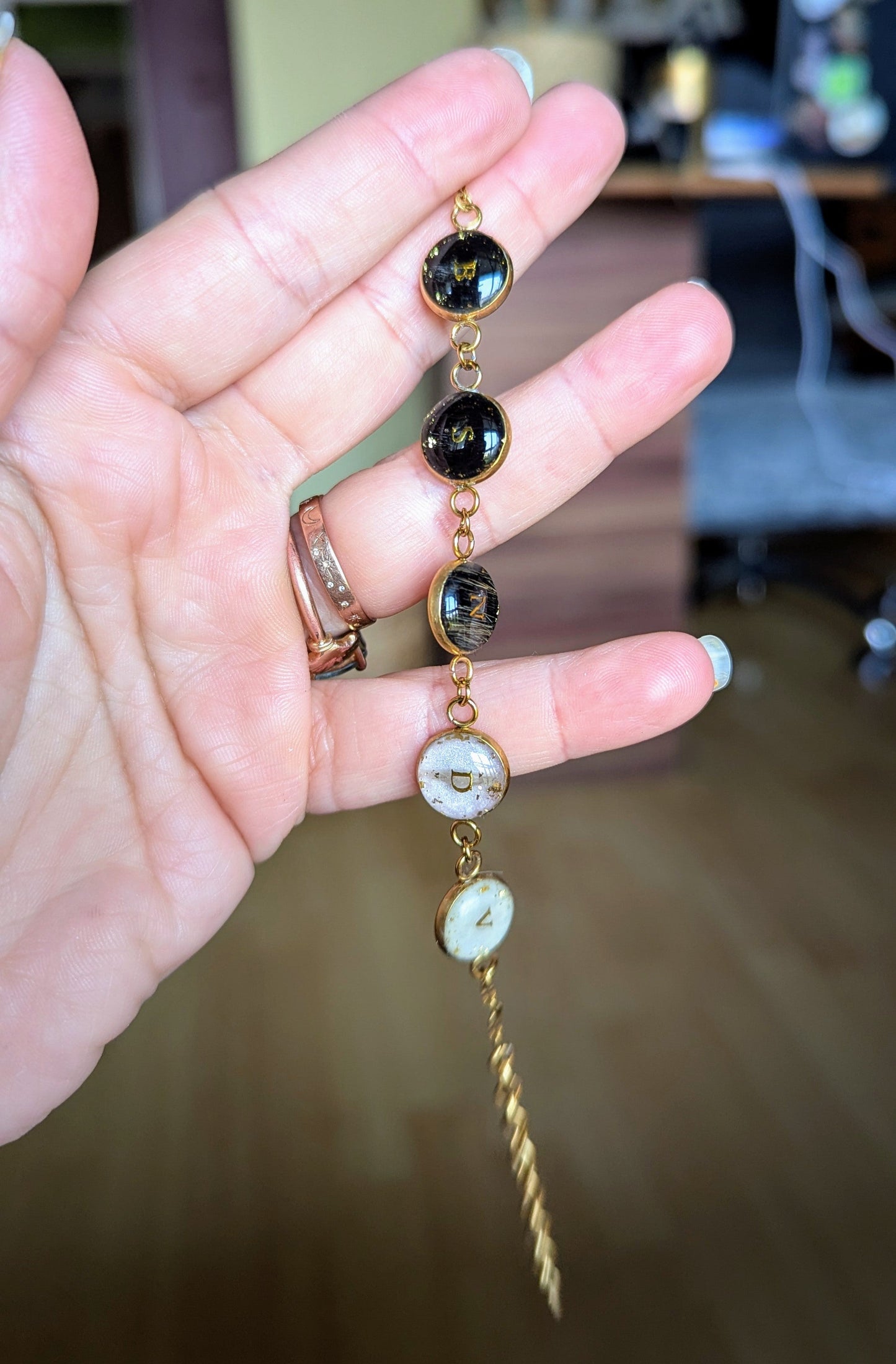 bracelet souvenir animaux initiales