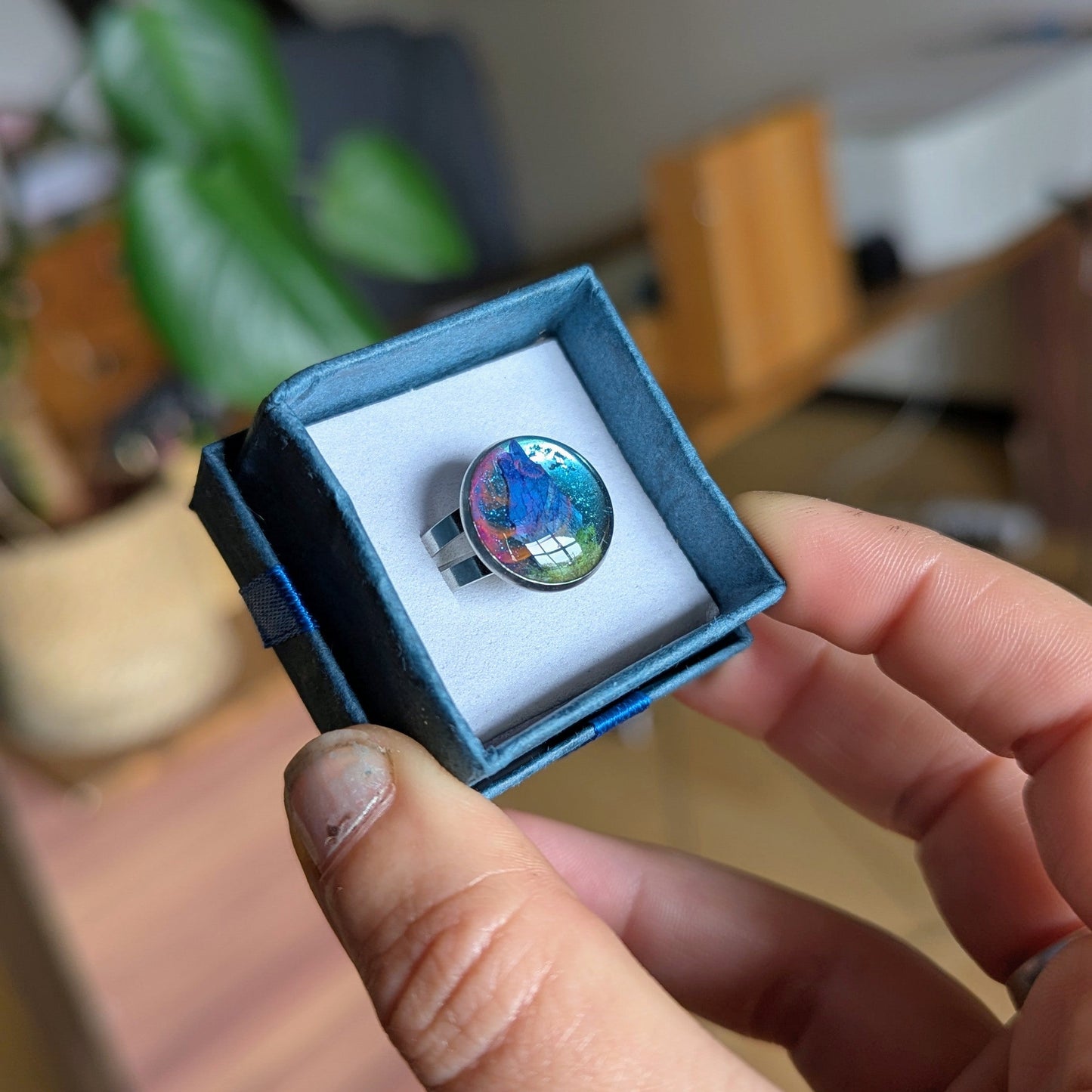 Bague Lin Arc-en-ciel