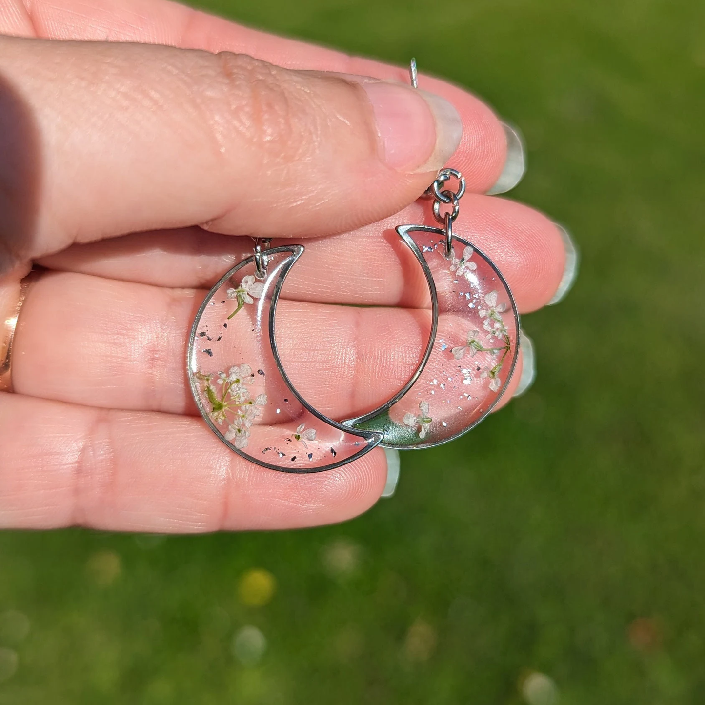 Boucles d'oreilles Cerfeuil commun
