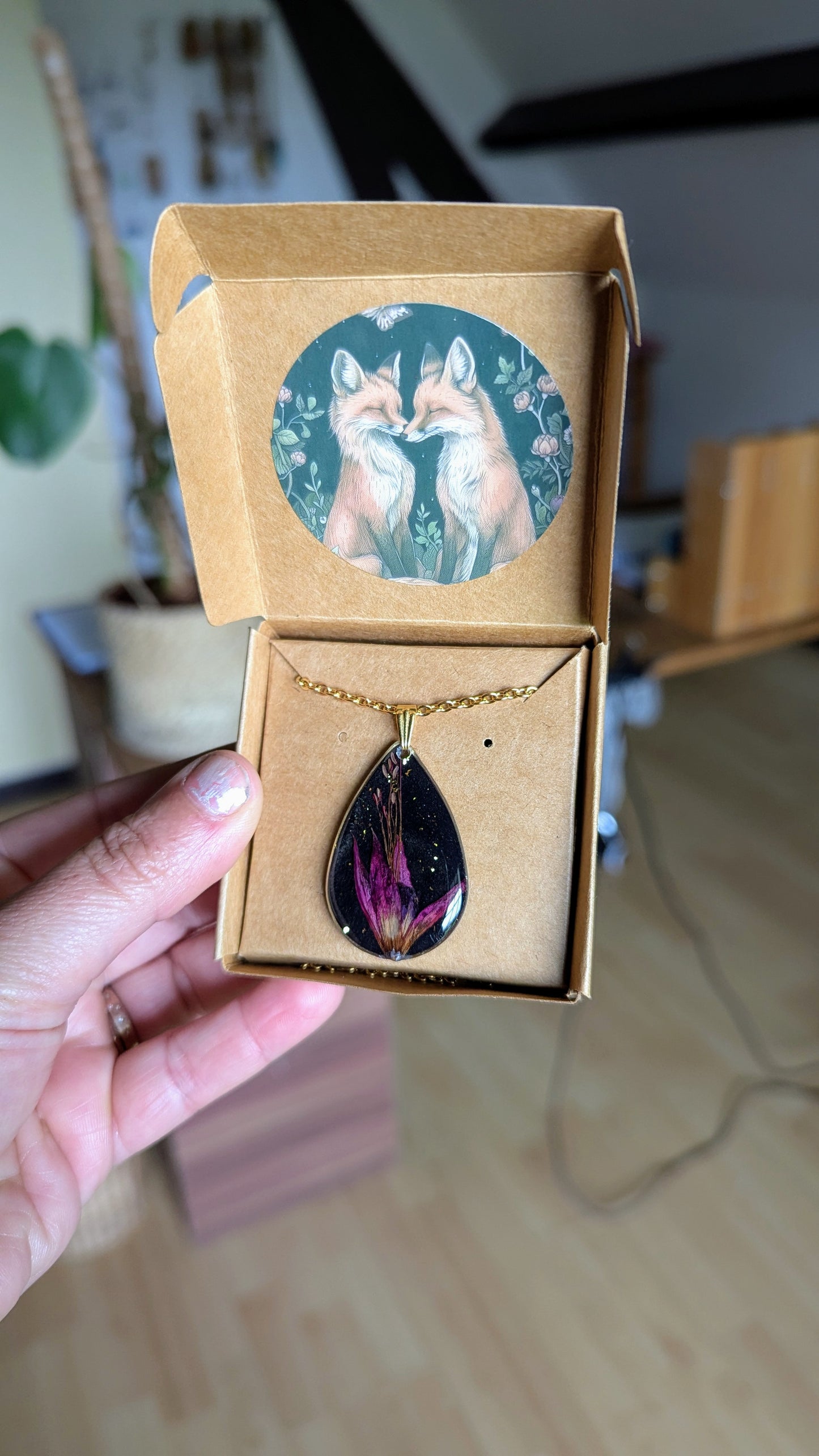 Collier Fuchsia II