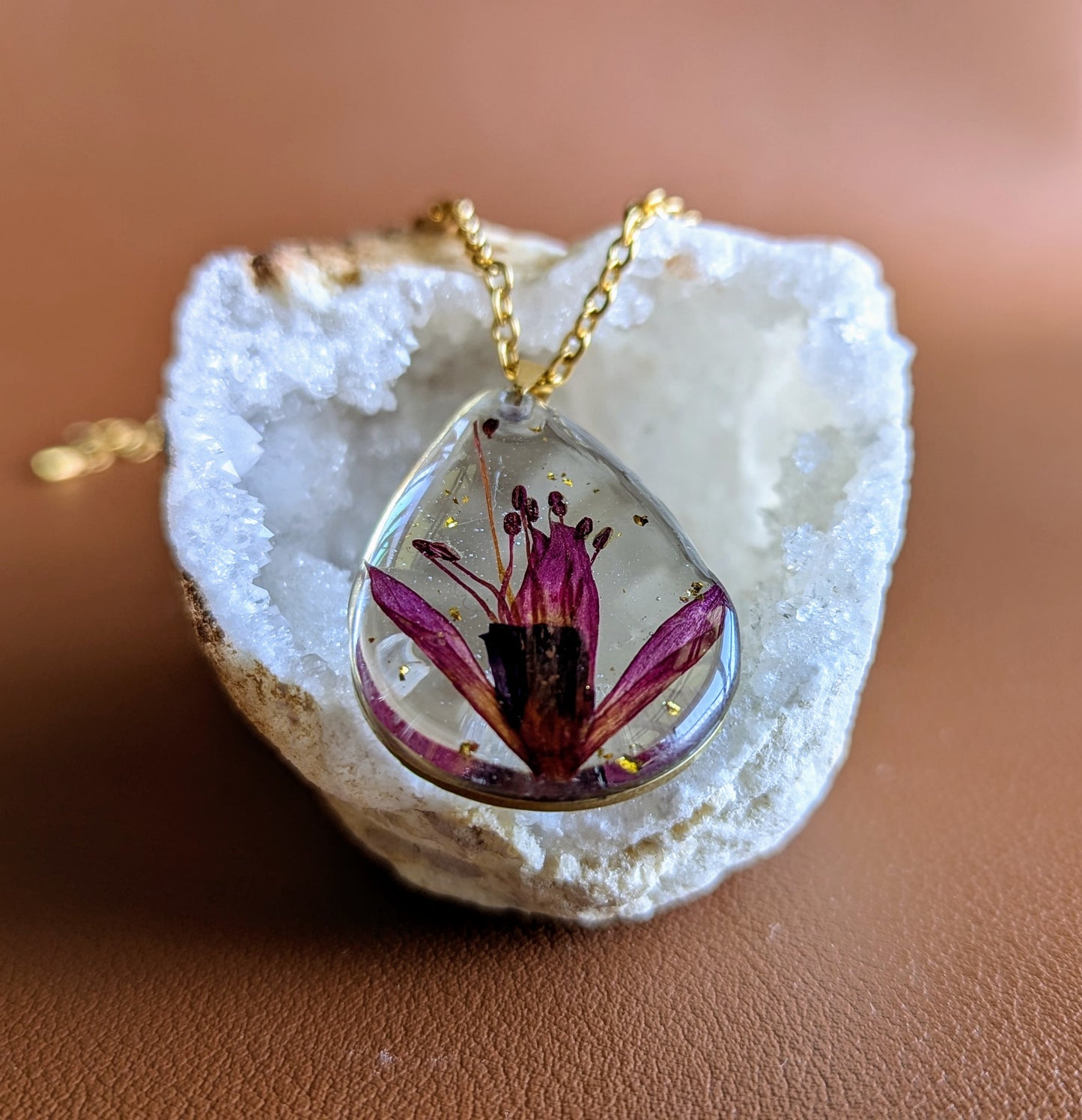 Collier Fuchsia I