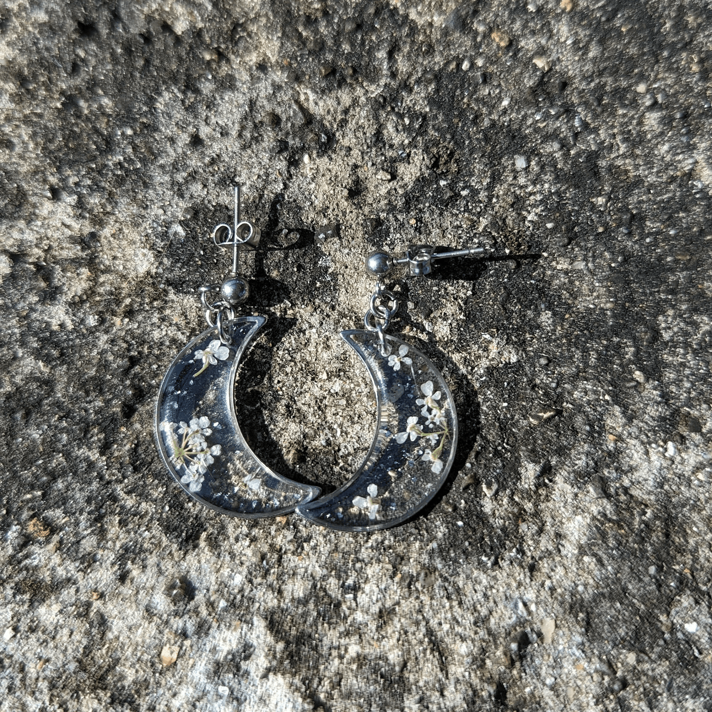 Empreintes Eternelles Boucles d'oreilles Boucles d'oreilles Cerfeuil commun