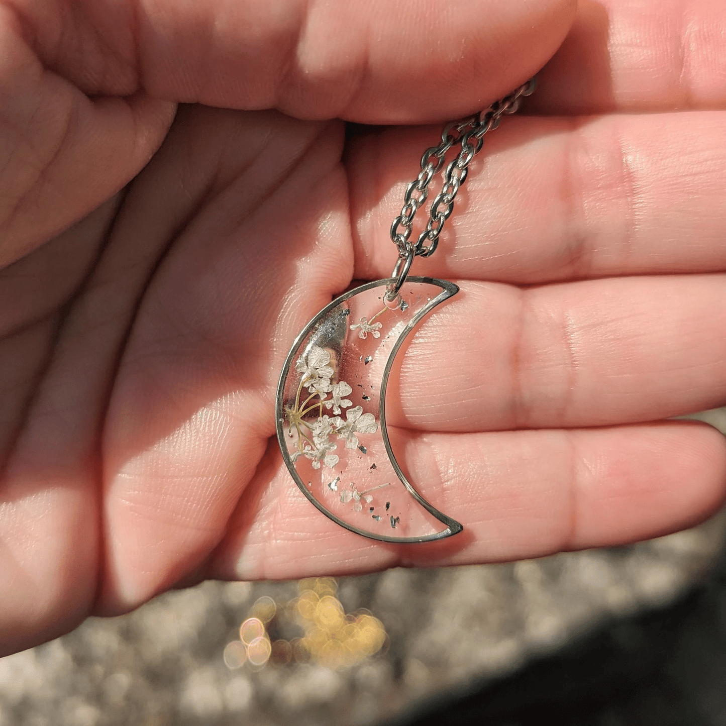 Empreintes Eternelles Colliers Argent Collier Cerfeuil commun