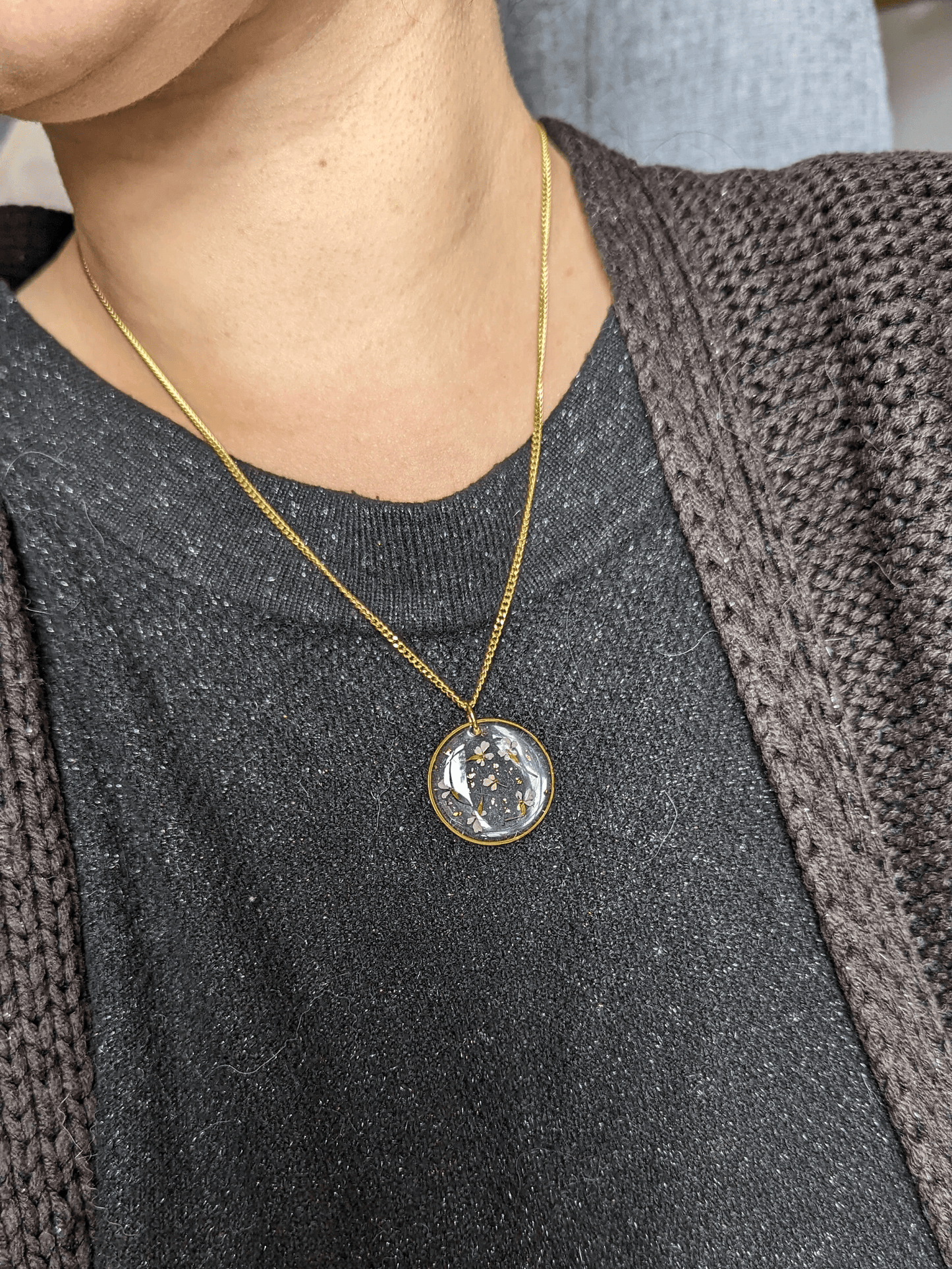 Empreintes Eternelles Colliers Collier Cerfeuil commun