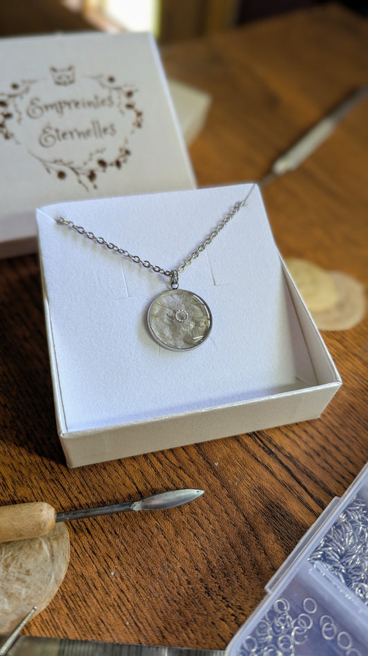 Étreinte Éternelle Colliers Collier Monnaie du pape & cercle