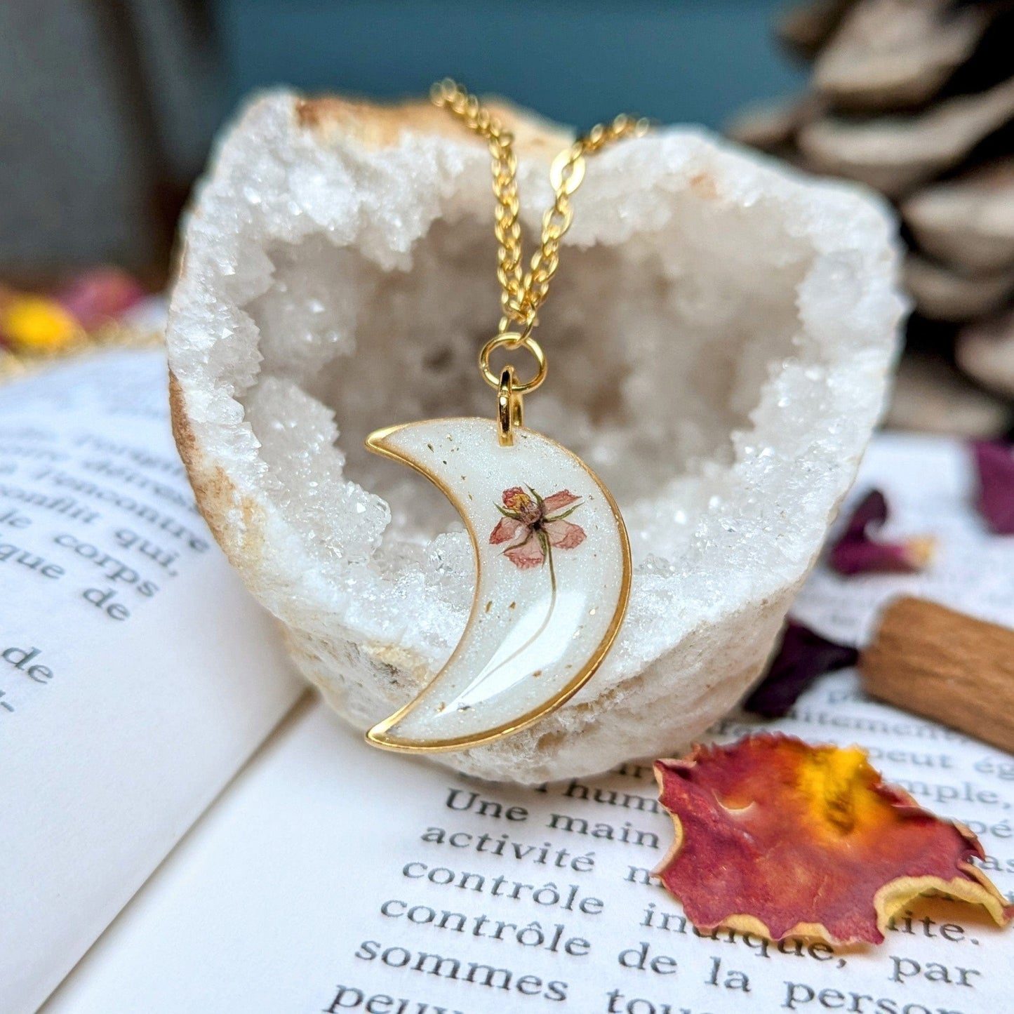 Étreinte Éternelle Colliers Collier Mouron des champs