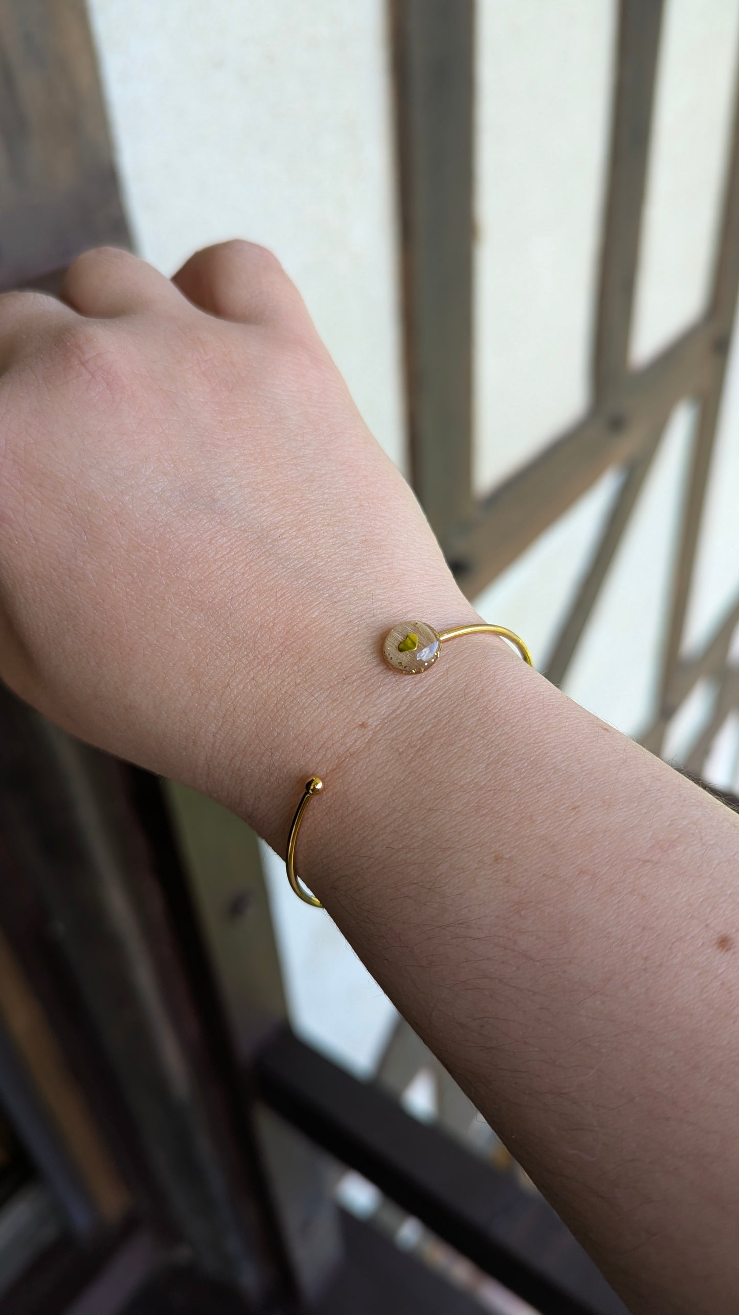 Bracelet jonc Infinys - Plaqué Or 24K