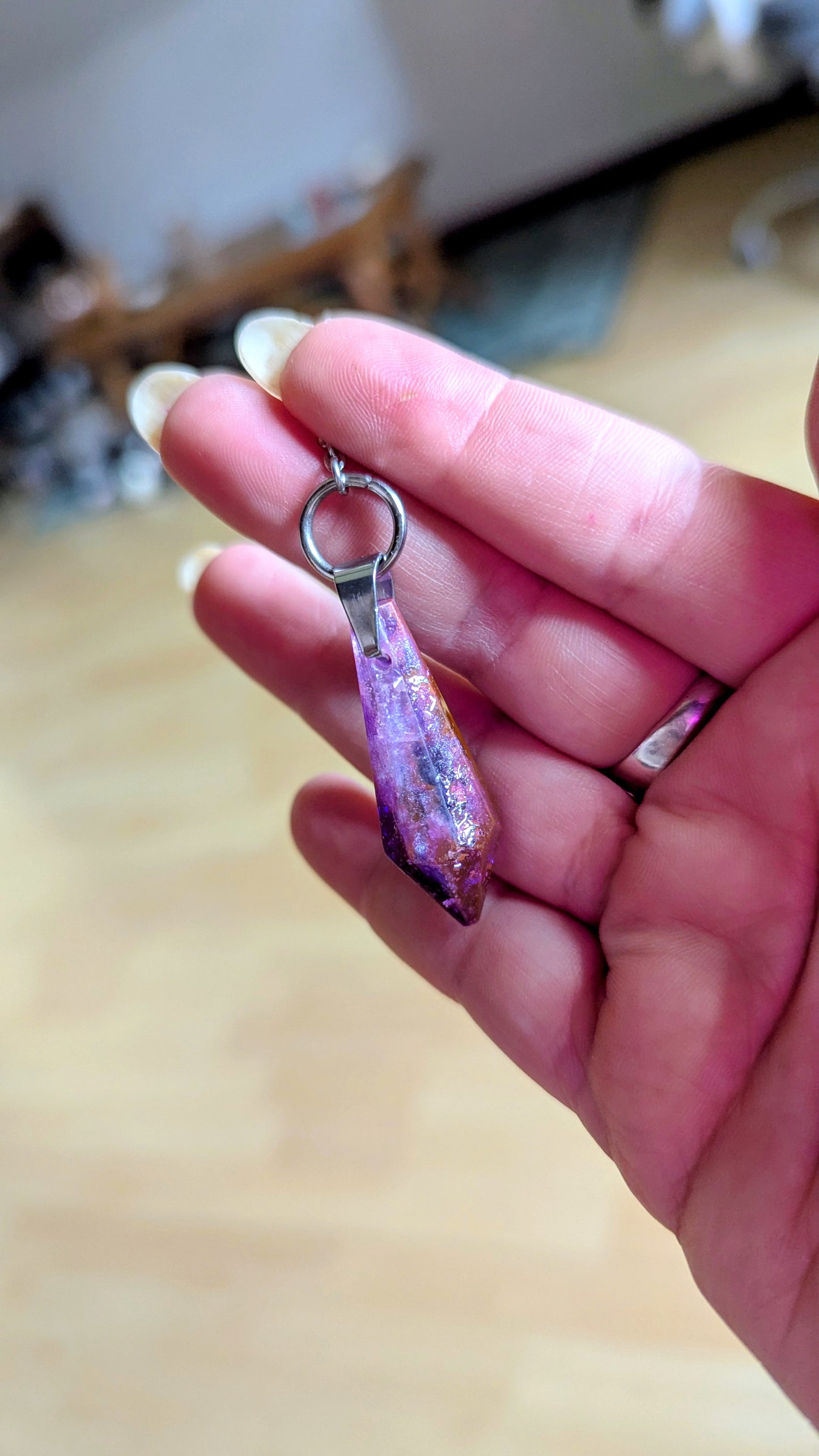 Pendule avec souvenirs d'animaux