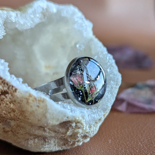 bague mouron des champs fleurs
