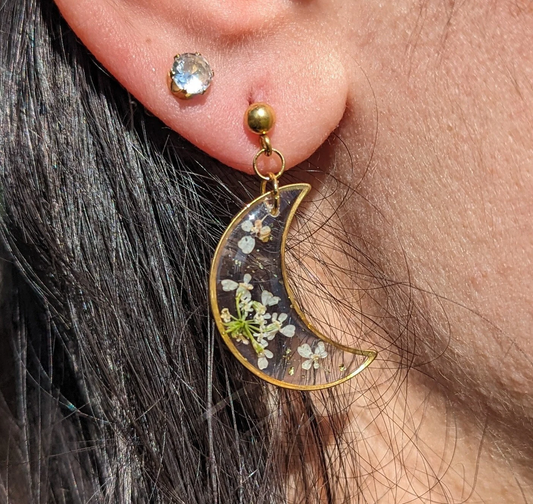 Boucles d'oreilles Cerfeuil commun