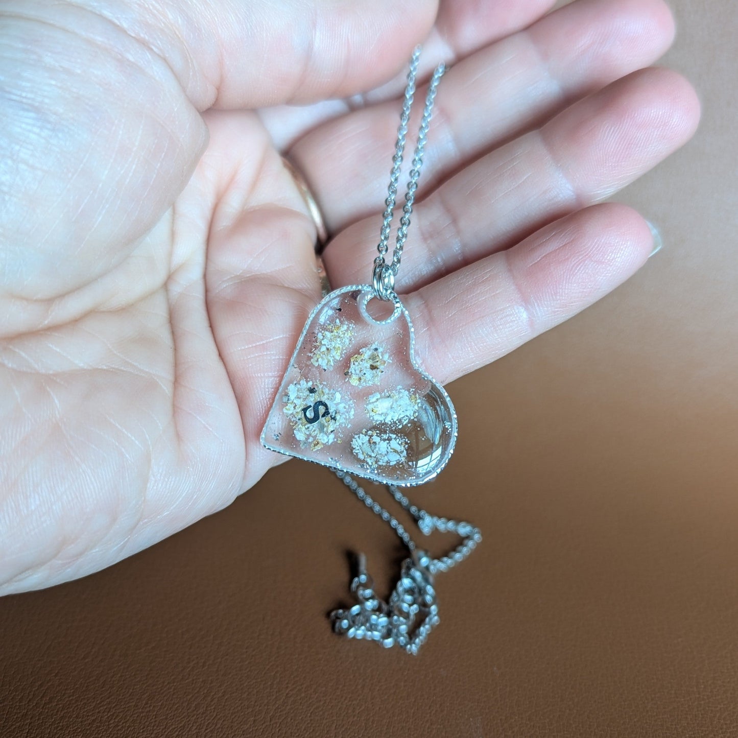collier cendres animal argent