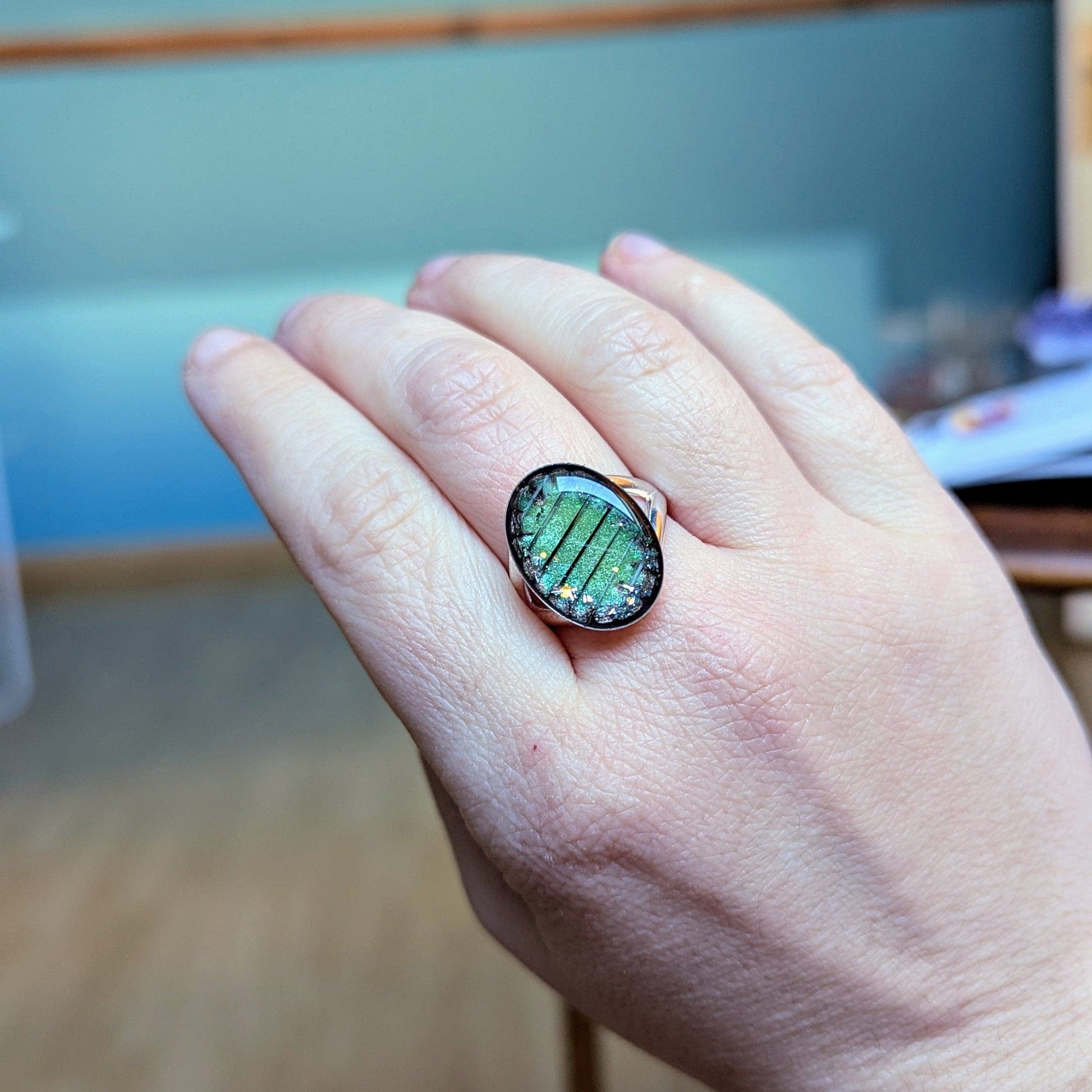 Étreinte Éternelle Bague Bague "L'intuitive" réglable T52 à T58