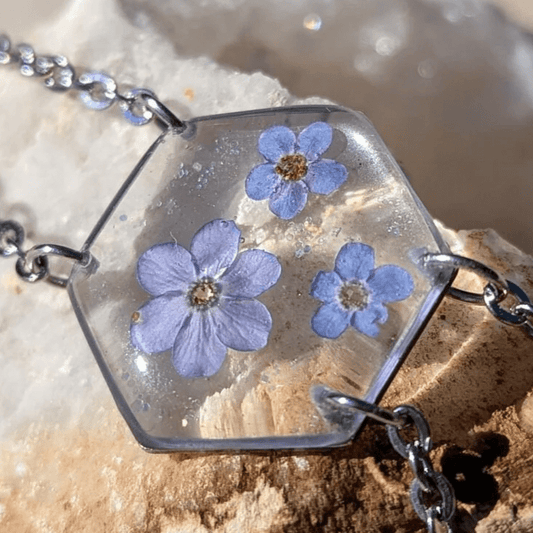 Étreinte Éternelle Bracelet Bracelet Myosotis