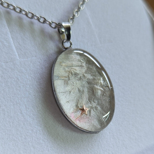 Étreinte Éternelle Colliers Collier Monnaie du pape & étoile