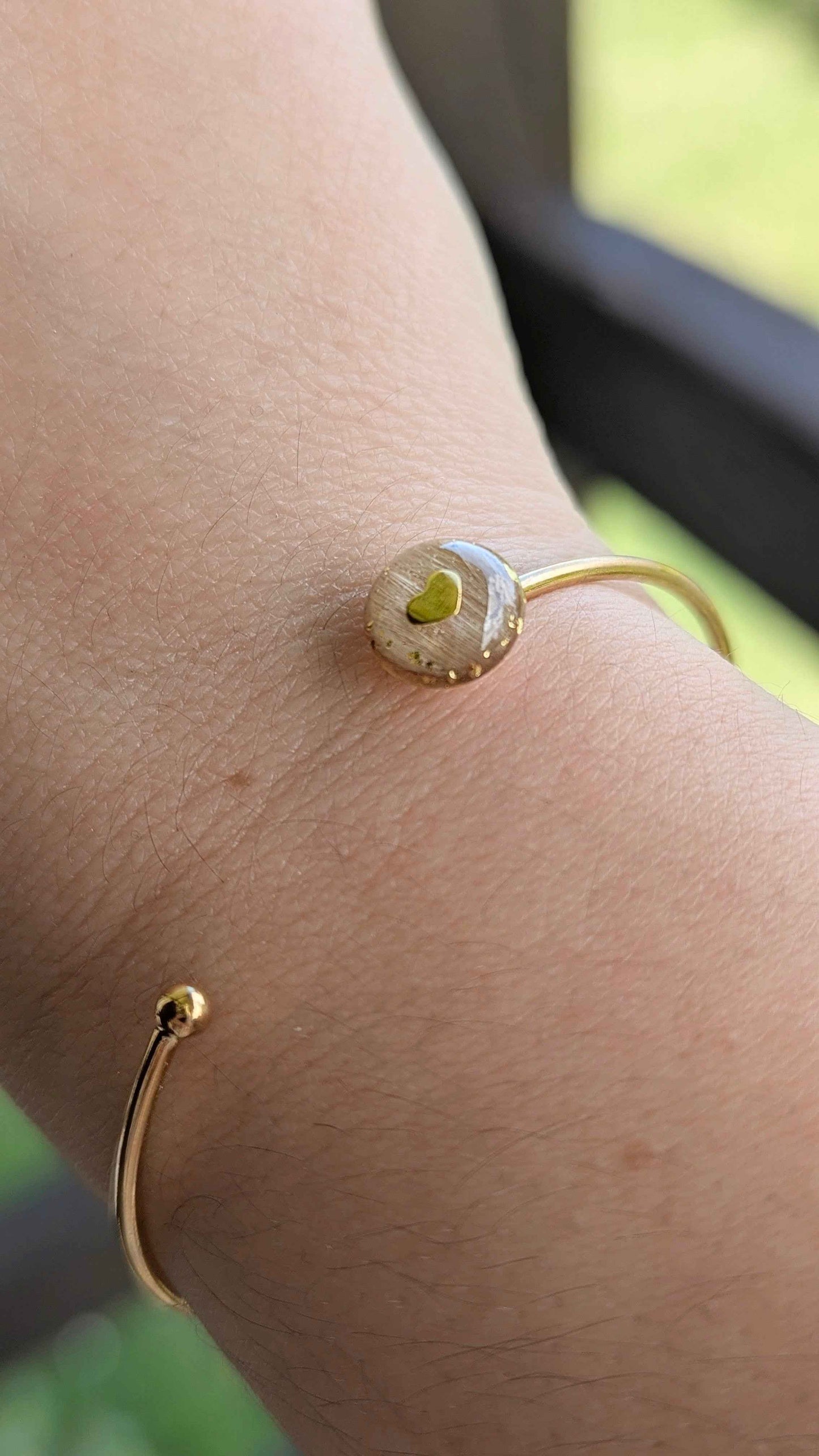 Bracelet jonc Infinys - Plaqué Or 24K