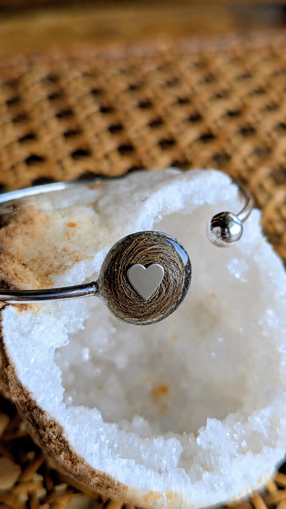 Bracelet jonc souvenir animal "Infinys" - Argent 925