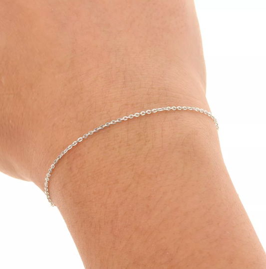 Chaîne en argent 925 pour collier 60 cm