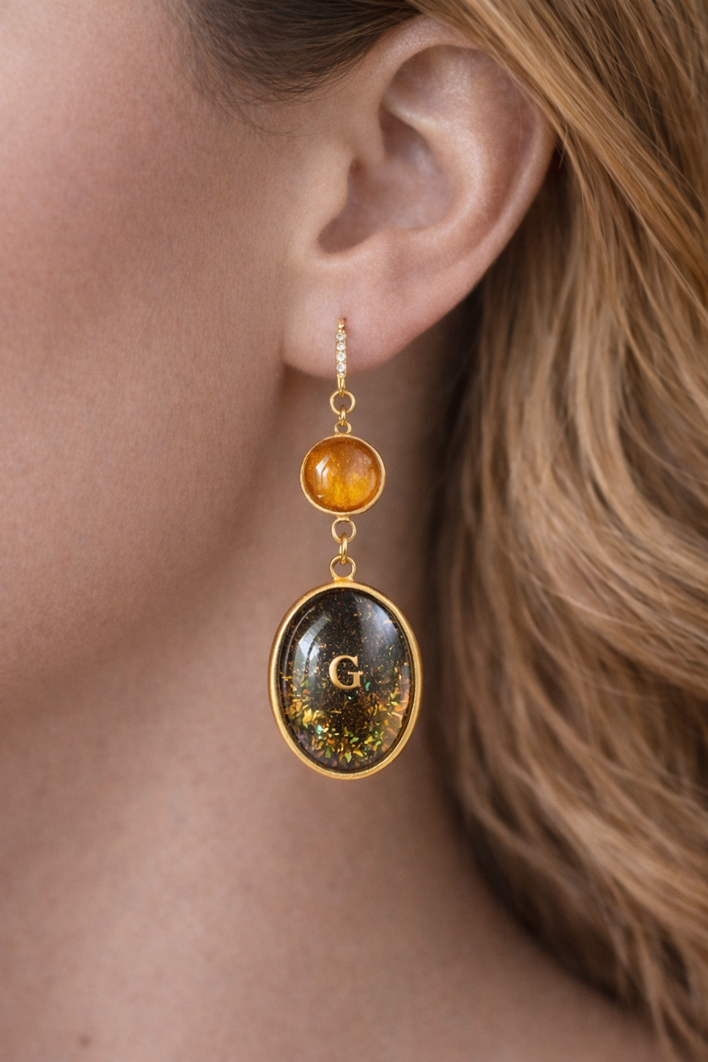 Boucles d'oreilles Ovalys