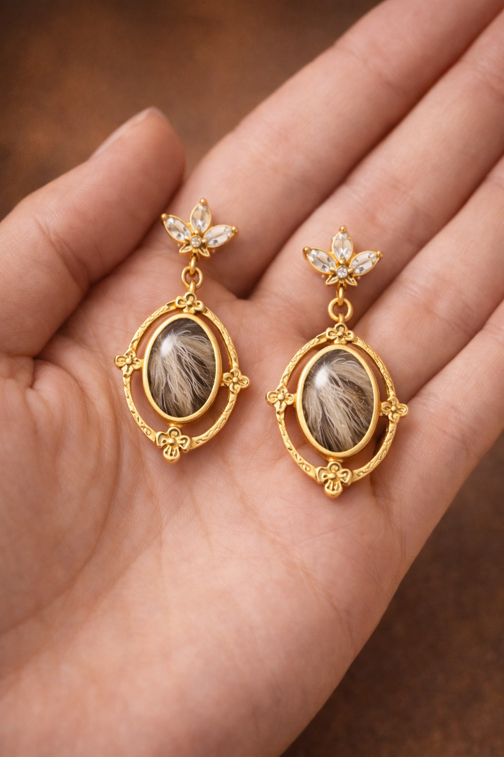 Boucles d'oreilles Physalis