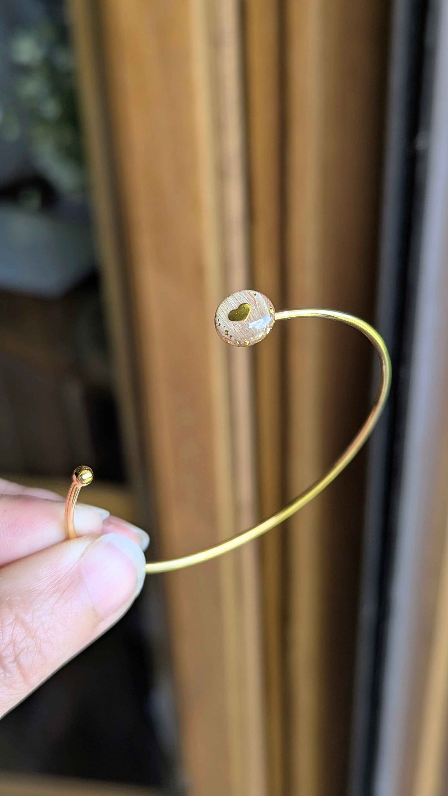 Bracelet jonc Infinys - Plaqué Or 24K