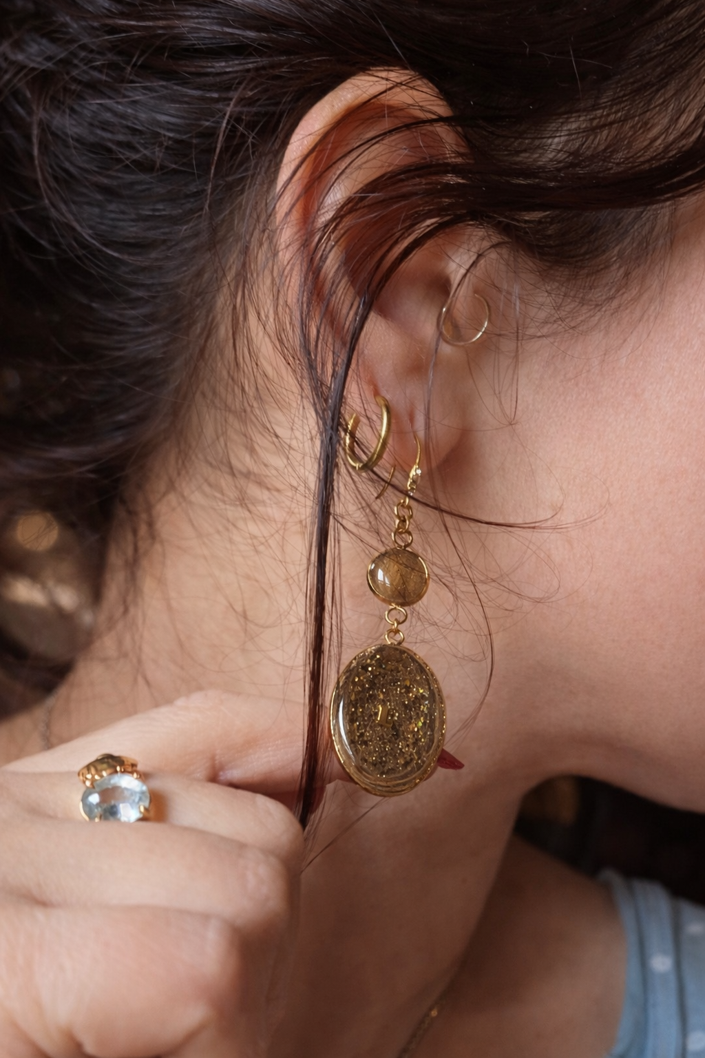 Boucles d'oreilles Ovalys