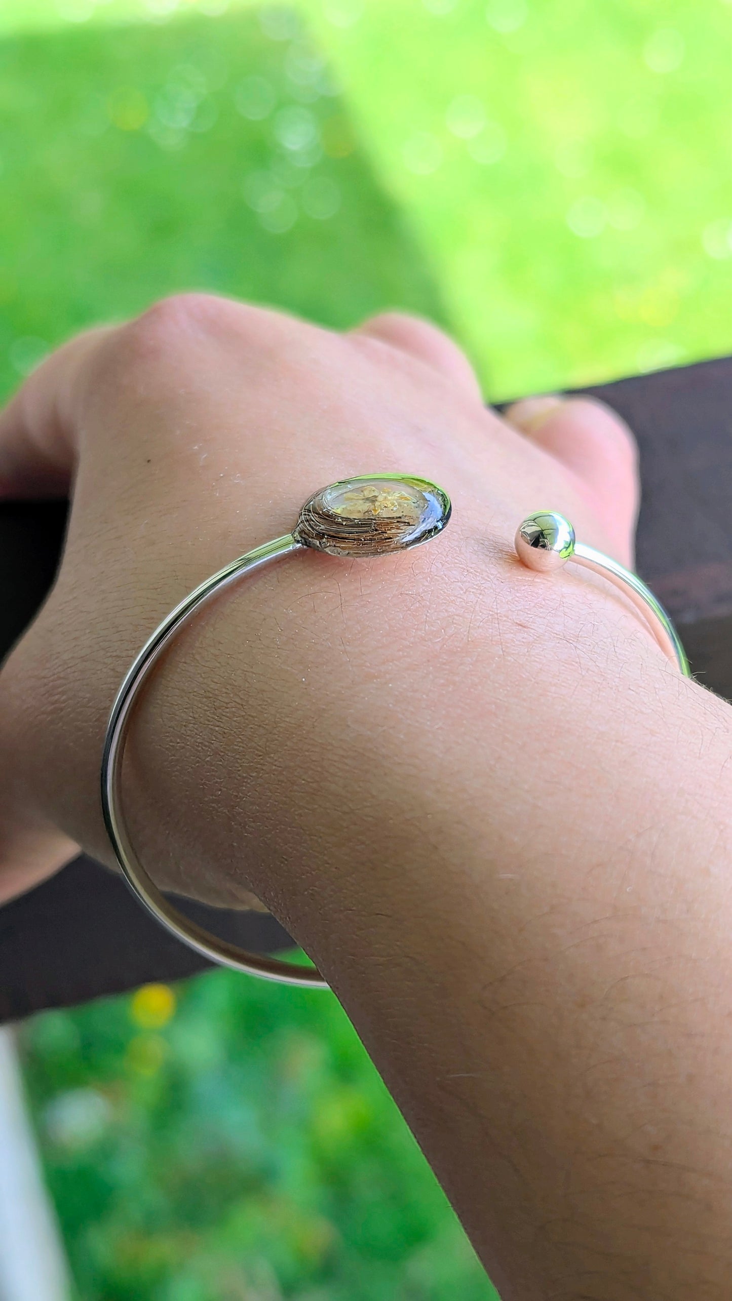 Bracelet jonc souvenir animal "Infinys" - Argent 925
