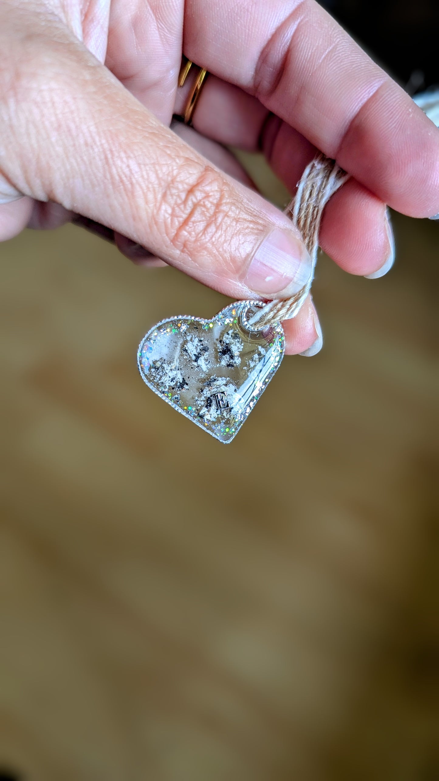Collier "Empreintys" (cendres)