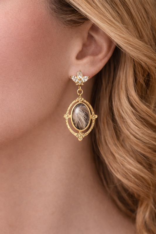 Boucles d'oreilles Physalis