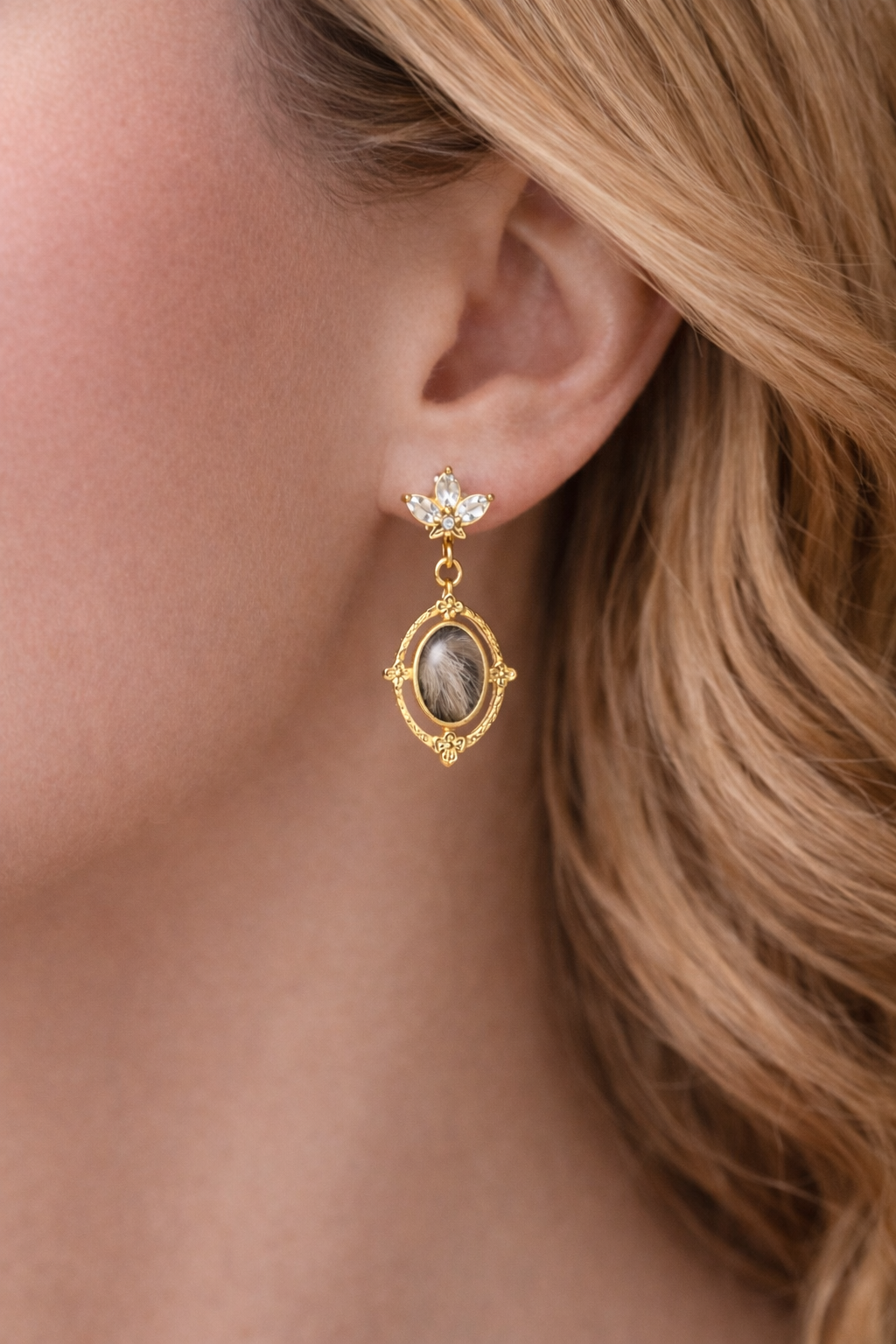 Boucles d'oreilles Physalis