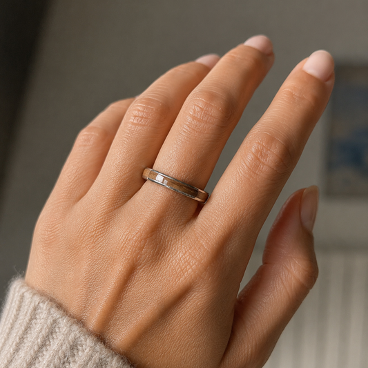 Bague "Complys" en argent massif